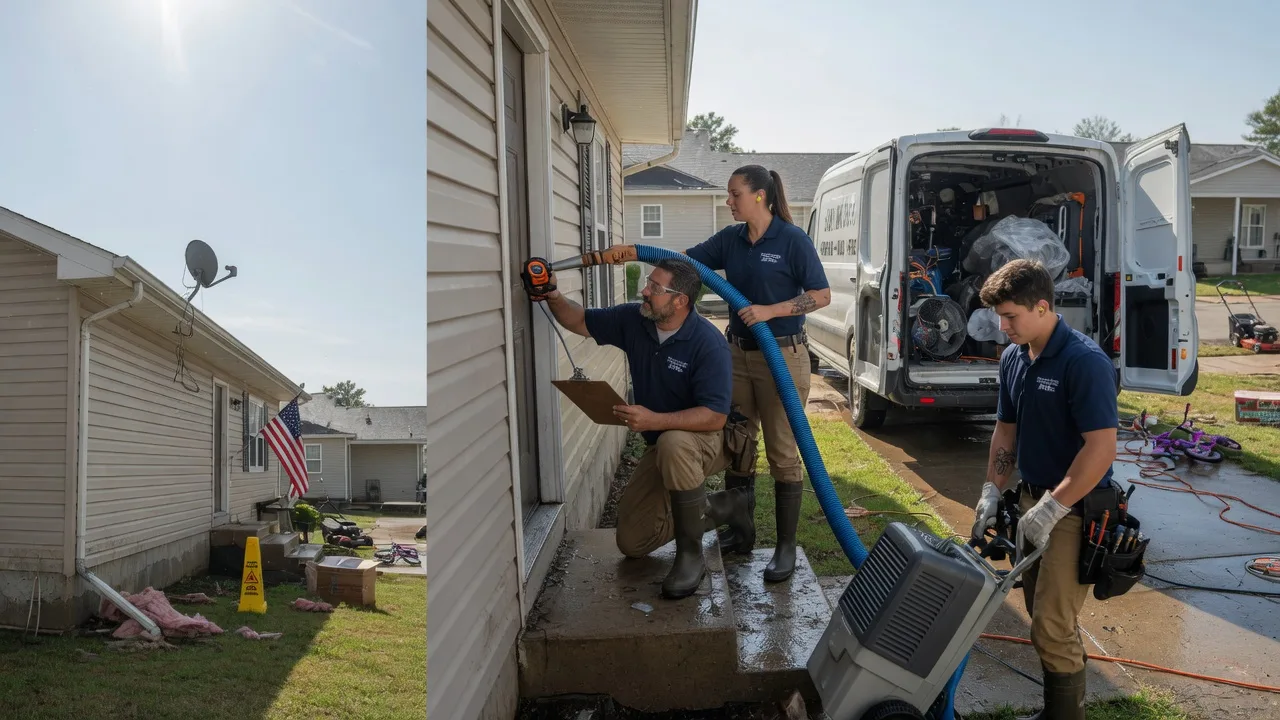 Ceiling Water Damage Restoration in Athens, PA near me